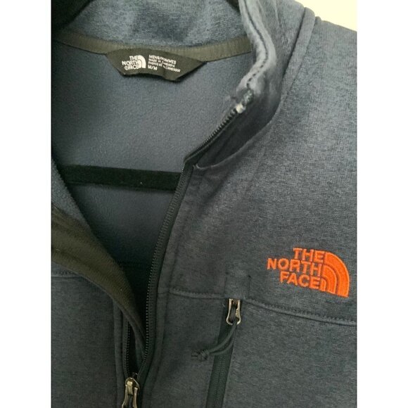 The North Face womens jacket fleecy lined navy worn twice practically as new - Picture 2 of 5